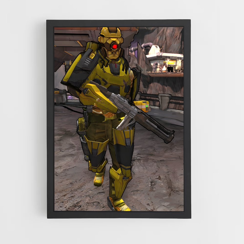 Poster Chasseur de Vault – affiche Borderlands (vue 2)